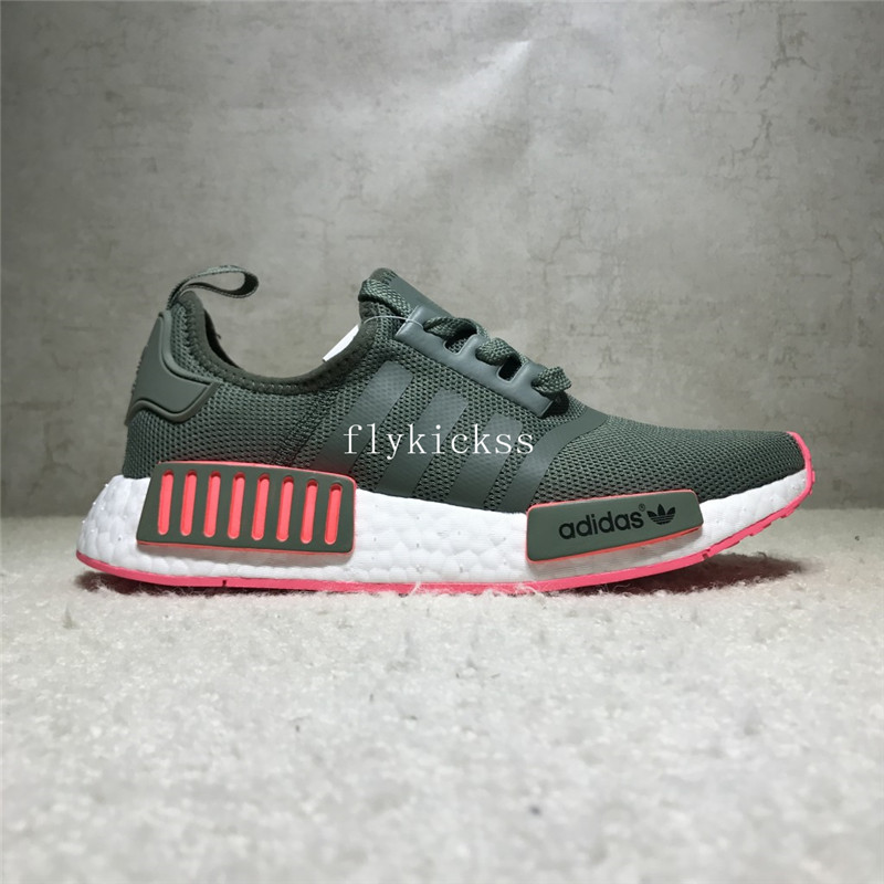 Real Boost Adidas NMD R1 Green